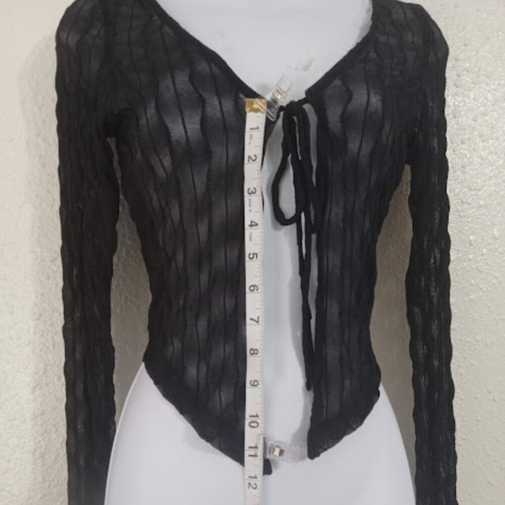 FERAL APPAREL - sheer Cardigan - Picture 6 of 11